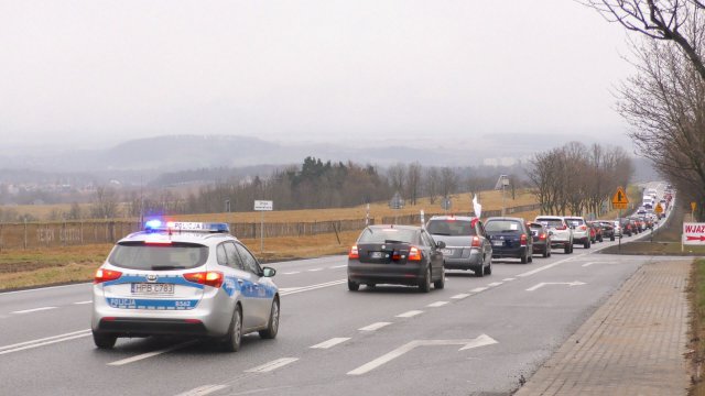 Trzeci protest samochodowy przeciwko planowanemu przebiegowi drogi S8 [Foto]