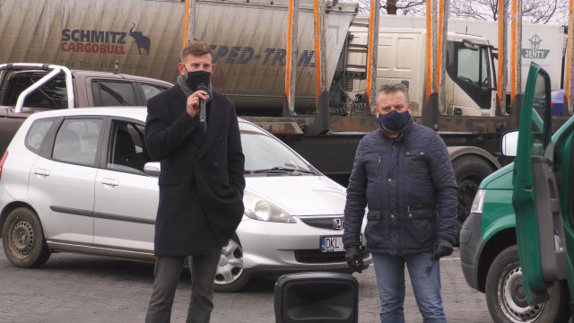 Trzeci protest samochodowy przeciwko planowanemu przebiegowi drogi S8 [Foto]