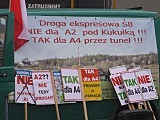 Trzeci protest samochodowy przeciwko planowanemu przebiegowi drogi S8 [Foto]