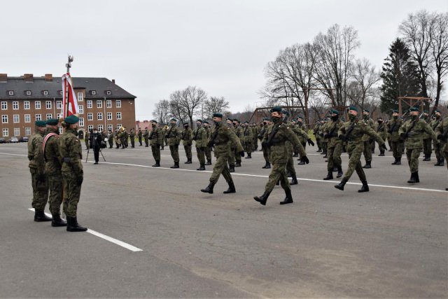 w 22. Karpackim Batalionie Piechoty Górskiej odbyła się uroczysta przysięga wojskowa szeregowych elewów 