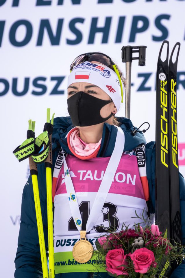 W biegu indywidualnym IBU Open European Championships 2021 - Duszniki-Zdrój, złotą medalistką została Monika Hojnisz-Staręg.