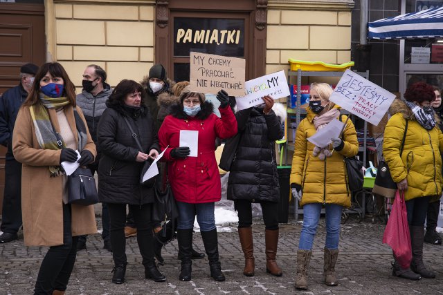 Przedstawiciele branż: turystycznej, hotelarskiej i gastronomicznej po raz kolejny wzięli udział w proteście