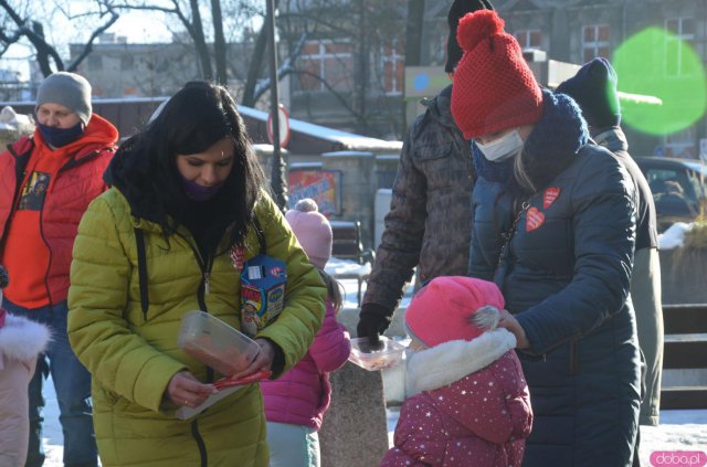 Chętni mogli poczęstować je marchewką i zrobić sobie pamiątkowe zdjęcie.