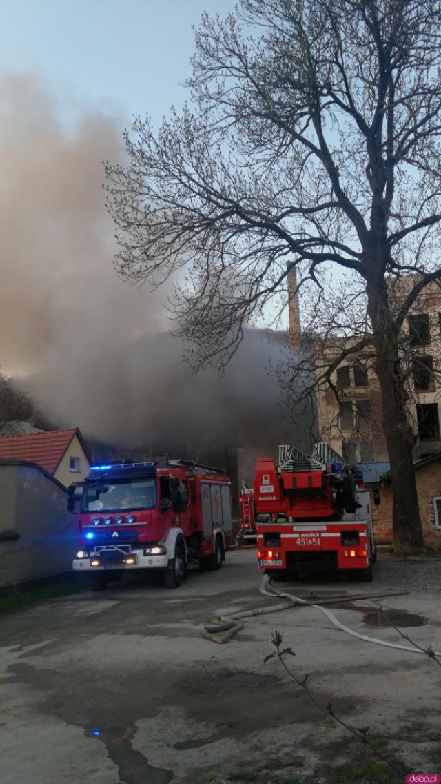 24-latek przyznał się do podpalenia byłej fabryki w Ołdrzychowicach Kłodzkich. Grozi mu do 10 lat 