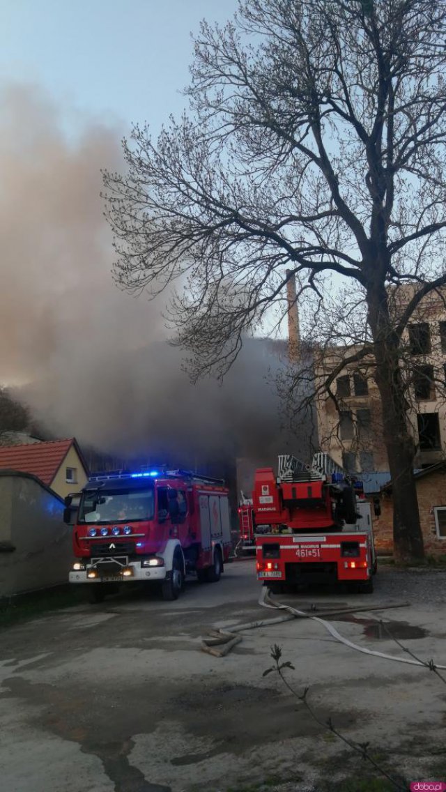 24-latek przyznał się do podpalenia byłej fabryki w Ołdrzychowicach Kłodzkich. Grozi mu do 10 lat 