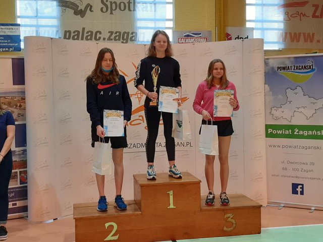 Maja Poręba zajęła zajęła I miejsce na 50 m stylem klasycznym  podczas III Żagańskiego Pucharu Sprintu