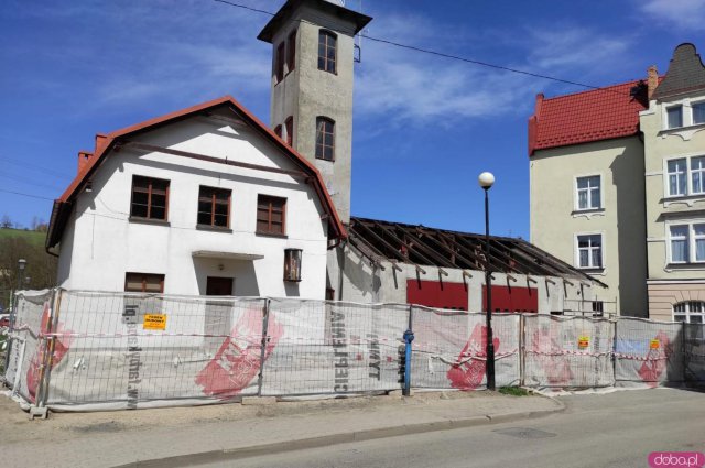 Rozpoczęto modernizację remizy w Dusznikach-Zdroju [Foto]
