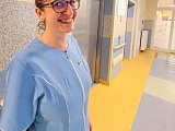 Szer. Mariola Pojasek na co dzień pracuje w Specjalistycznym Szpitalu im A. Sokołowskiego w Wałbrzychu