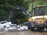 Przygotowania do ewentualnej, drugiej fali podtopień w Dusznikach-Zdroju [Foto]