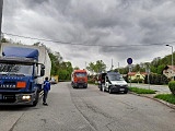 przewoził towary niebezpieczne bez wyposażenia awaryjnego i ważnej kalibracji tachografu. 