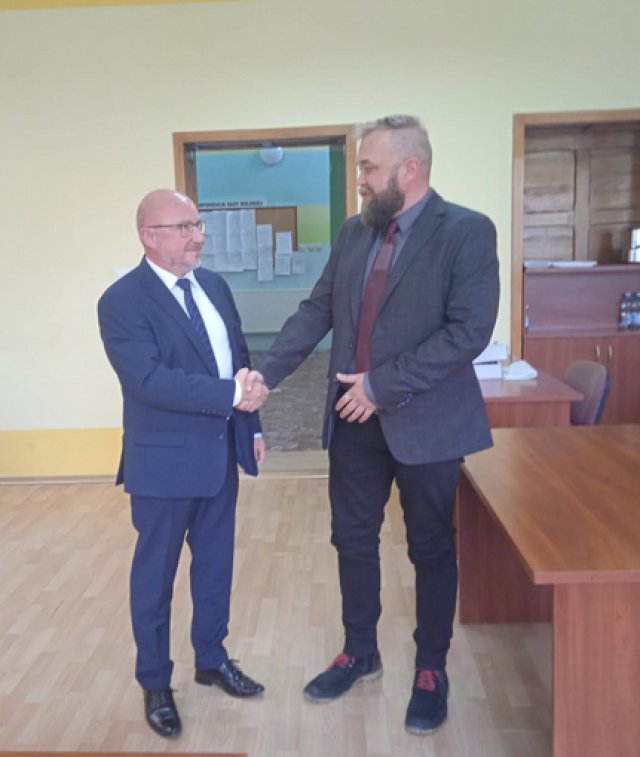 Pożegnanie ustępującego Burmistrza Szczytnej 
