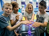 Wystawa mobilna Kopernika w szkole w Ołdrzychowicach Kłodzkich