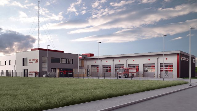 Budowa nowego obiektu Komendy Powiatowej Państwowej Straży Pożarnej oraz Jednostki Ratowniczo-Gaśniczej w Kłodzku