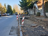Trwa budowa nowego chodnika i ścieżki rowerowej w Polanicy-Zdroju