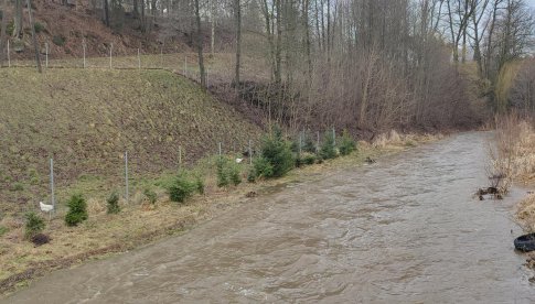 Aktualny stan wód w rzekach powiatu
