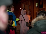 Kłodzko solidarne z Ukrainą. Pod kłodzkim ratuszu odbył się protest przeciwko wojnie [Foto]