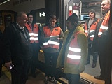 Bezpieczny powrót pociągu humanitarnego