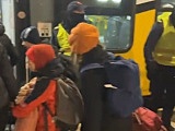 Bezpieczny powrót pociągu humanitarnego