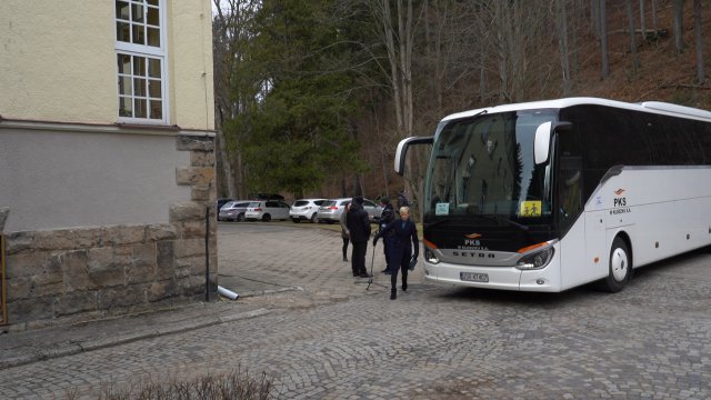 Dzieci z ukraińskich domów dziecka dotarły do Dusznik-Zdroju 