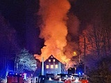 [FOTO] Tragiczny pożar w Lądku-Zdroju. Nie żyje mężczyzna