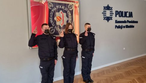 Trzech nowych policjantów w KPP Kłodzko