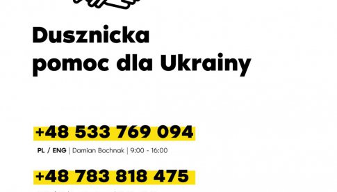 Nowe numery kontaktowe w sprawie pomocy dla uchodźców z Ukrainy przebywających w Dusznikach-Zdroju
