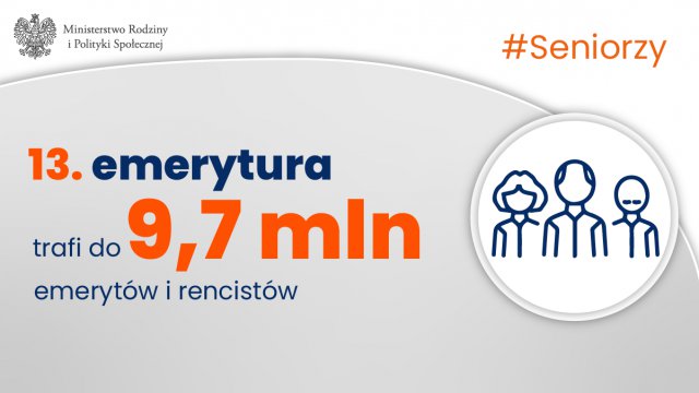 Ruszają wypłaty trzynastej emerytury