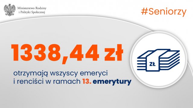 Ruszają wypłaty trzynastej emerytury