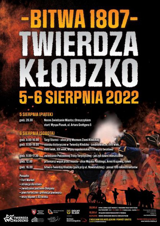 6-7.08. Bitwa o Twierdzę Kłodzko: XVII Dni Twierdzy Kłodzko