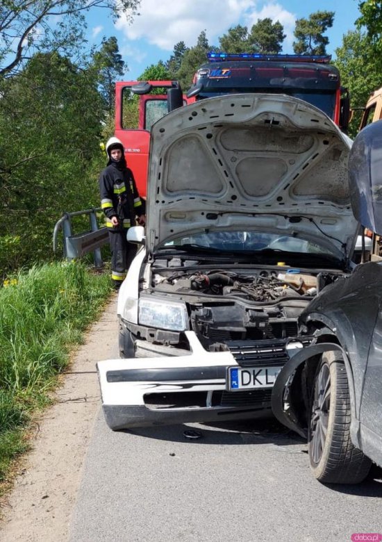 Zderzenie dwóch pojazdów na ul. Korczaka w Kłodzku 