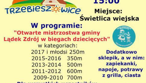 Dzień Dziecka oraz Otwarte mistrzostwa gminy Lądek-Zdrój w biegach dziecięcych 