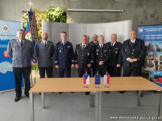 Transgraniczna współpraca policjantów z Dolnego Śląska i Republiki Czeskiej