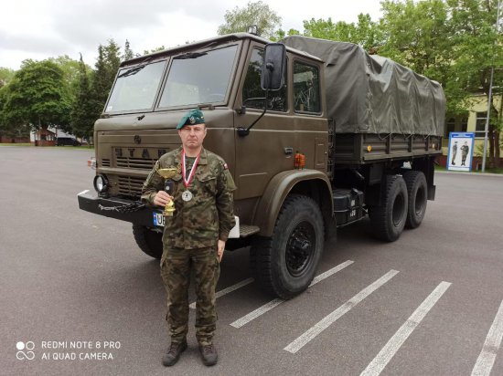 Karpatczyk w reprezentacji wojsk lądowych w konkursie Wojskowy kierowca roku 2022