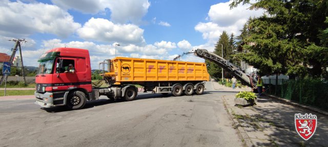 Kłodzko: rozpoczął się remont ul. Zamiejskiej [Foto]