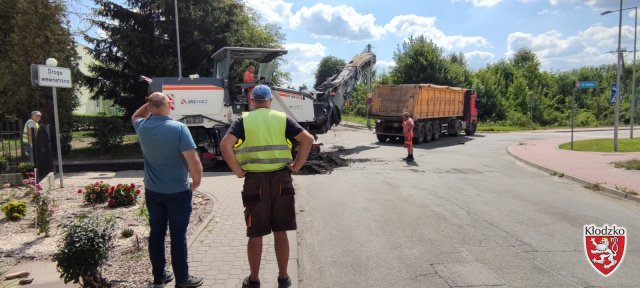 Kłodzko: rozpoczął się remont ul. Zamiejskiej [Foto]