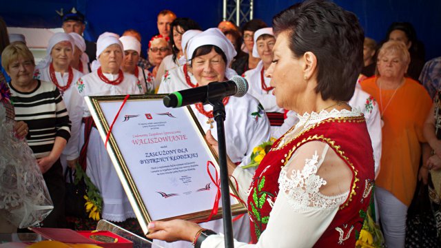 Dożynki gminy Bystrzyca Kłodzka w Starej Łomnicy