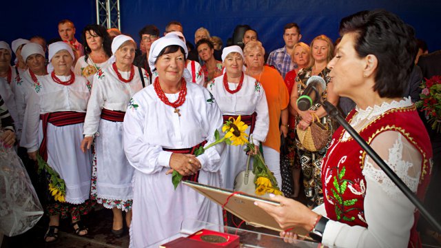 Dożynki gminy Bystrzyca Kłodzka w Starej Łomnicy