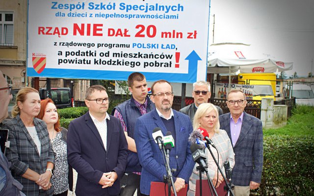 Konferencja prasowa starosty kłodzkiego, 12.9.2022