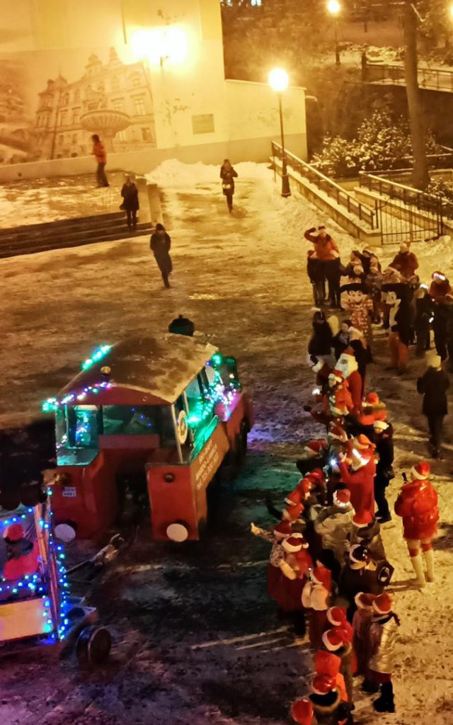 Kłodzko, kręcenie teledysku 14.12.2022