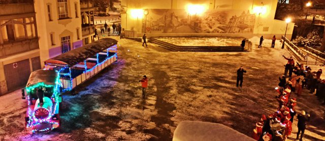 Kłodzko, kręcenie teledysku 14.12.2022