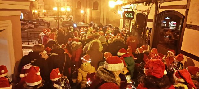 Kłodzko, kręcenie teledysku 14.12.2022