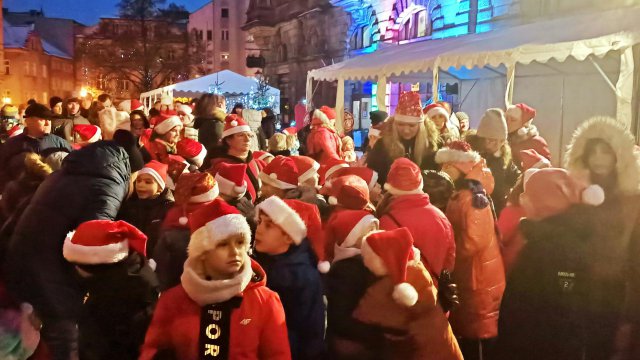 Kłodzko, kręcenie teledysku 14.12.2022