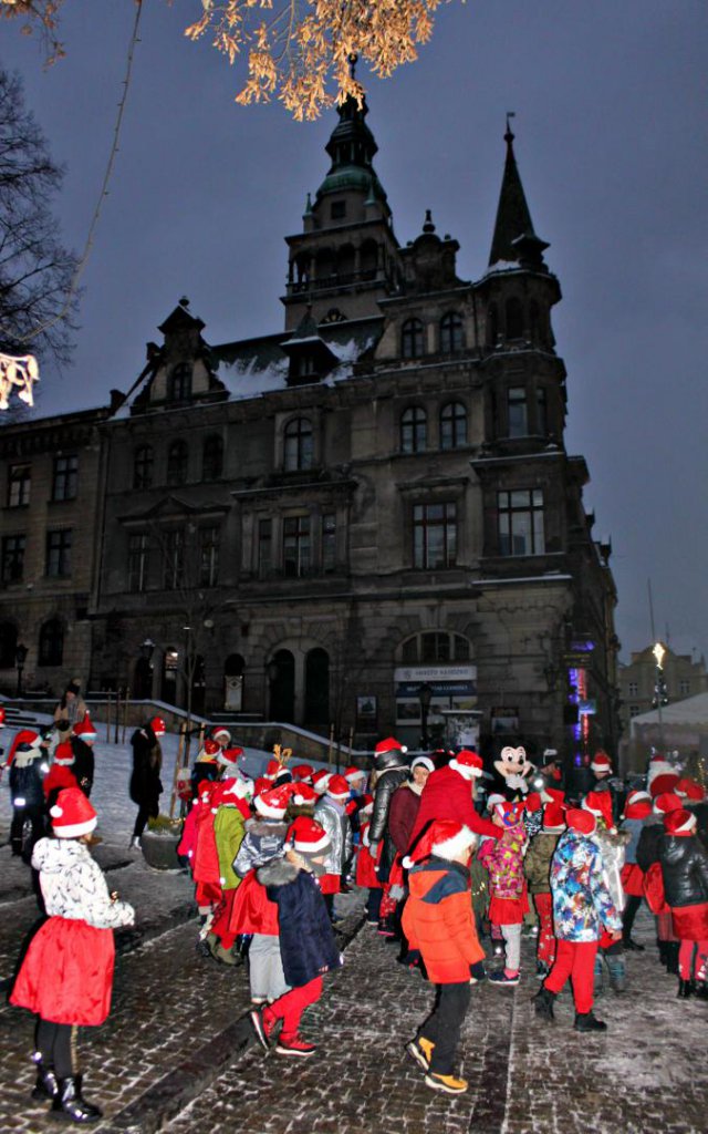 Kłodzko, kręcenie teledysku 14.12.2022