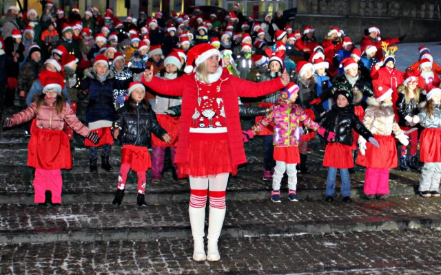 Kłodzko, kręcenie teledysku 14.12.2022