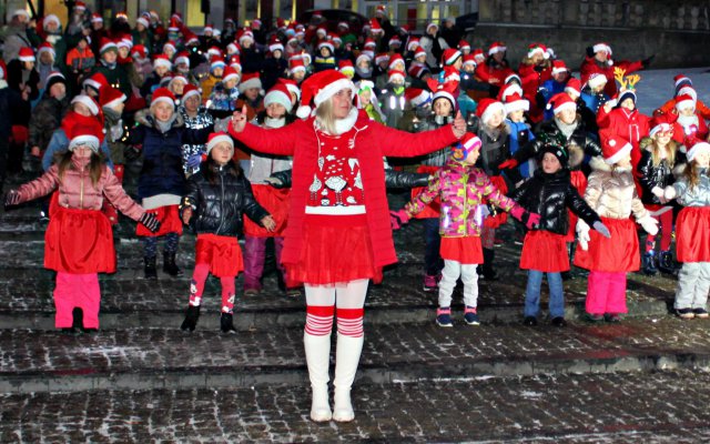 Kłodzko, kręcenie teledysku 14.12.2022