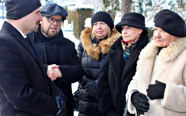 Odsłonięcie nagrobka Romana Krużaka, 18.12.2022 Polanica-Zdrój