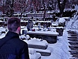 Interwencja strazaków na cmentarzu, 17.12.2022 Duszniki-Zdrój