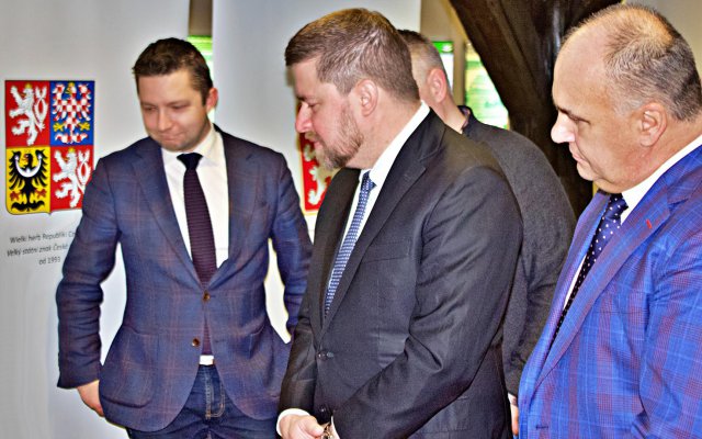 Aleš Michl w Muzeum Papiernictwa, 3.1.2022 Duszniki-Zdrój