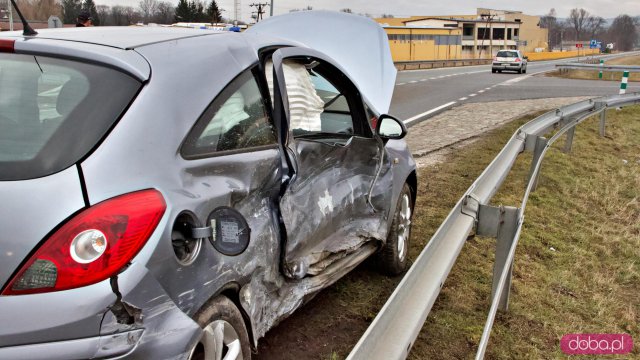 Wypdek na DK33. Bystrzyca Kłodzka, 13.2.2023