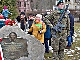 Odłonięcie tablicy poświęconej Wiesławowi Mikicie, Lądek-Zdrój 5.3.2023